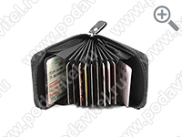 Кожаный кошелек RFID PROTECT CARD-01 - в открытом виде