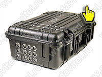 Интеллектуальный акустический сейф SPY-box Кейс-GSM-VIP - вид сбоку